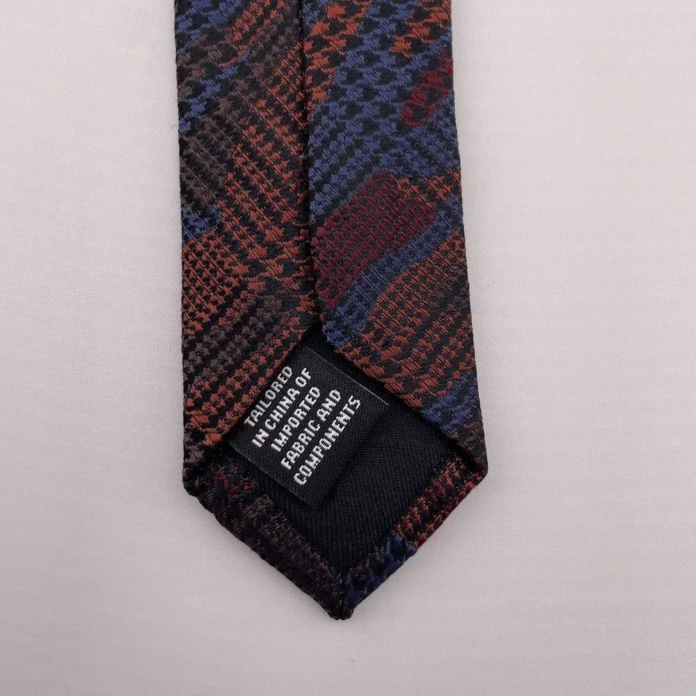 MURANO Men's Designer Silk Necktie Brown Gray Camouflage‎ China 61